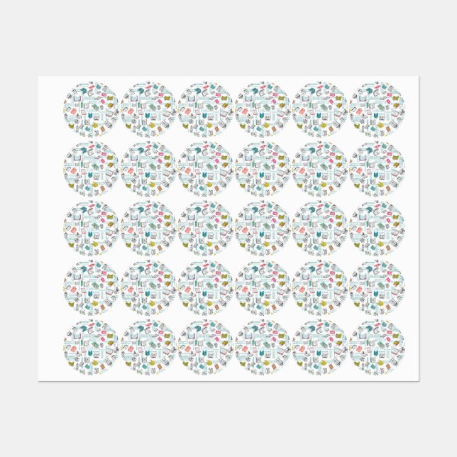 Etiquetas Patrón de libro (Hoja)