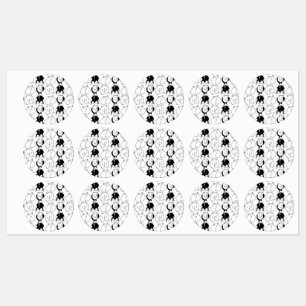 Etiquetas Patrón de manchas de hámster