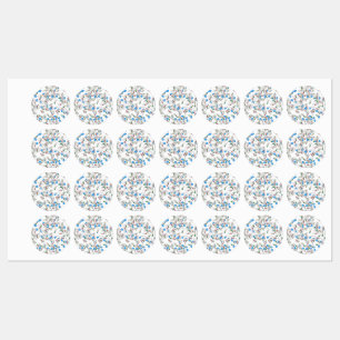 Etiquetas Patrón de Polvos de Pastillas