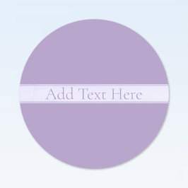 Etiquetas Personalizable Elegante Lavanda Ligera Púrpura