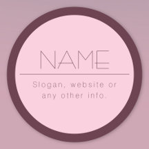 Personalizable Texto moderno con borde