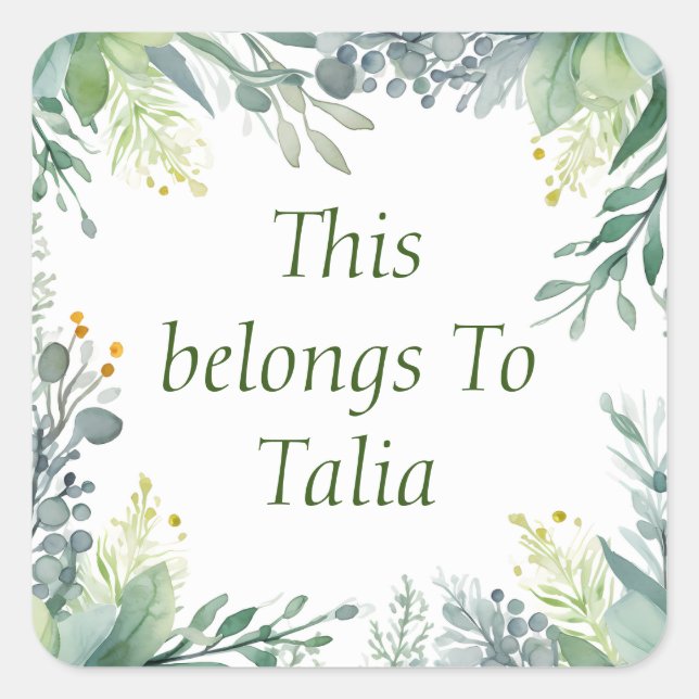 Etiquetas personalizadas (Anverso)