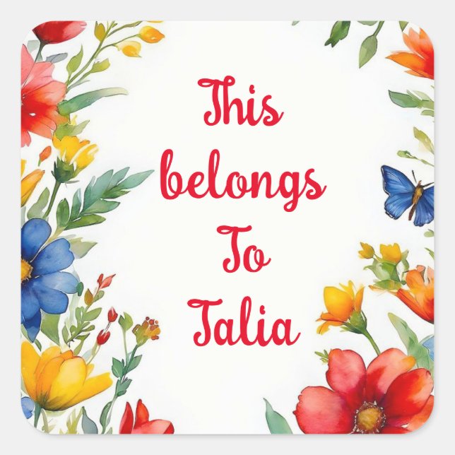 Etiquetas personalizadas (Anverso)