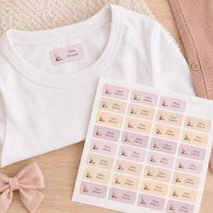 Etiquetas Personalizadas con Nombre de Gatito Ador