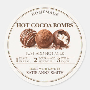 Etiquetas Personalizadas de Bombas de Chocolate Ca
