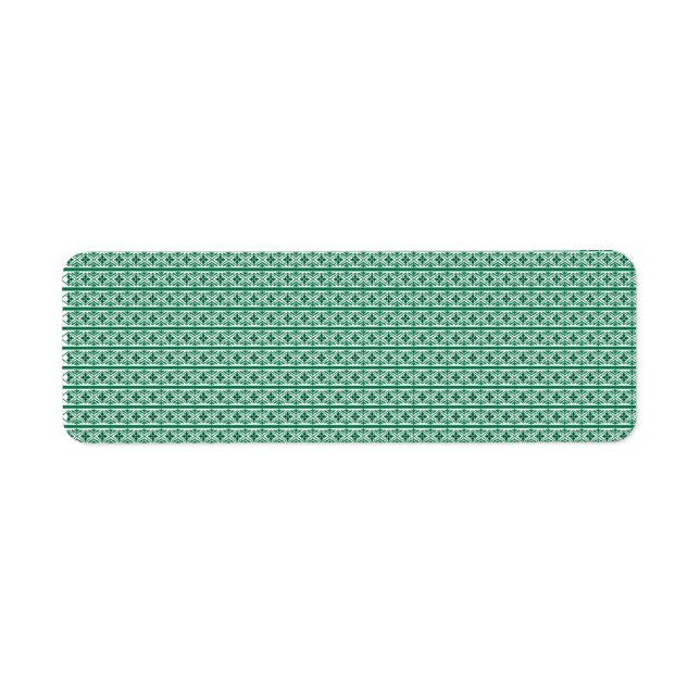 Etiquetas personalizadas de dirección mate (Frente)