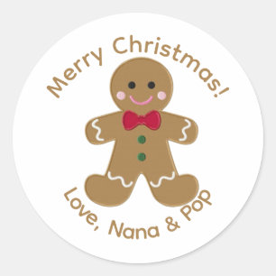 Etiquetas personalizadas de Navidad de hombre de j
