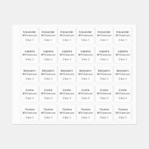 Etiquetas Personalizadas de Nombre de Clase para U