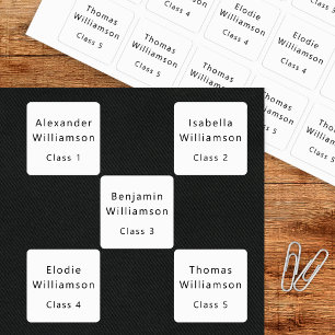 Etiquetas Personalizadas de Nombre de Clase para U