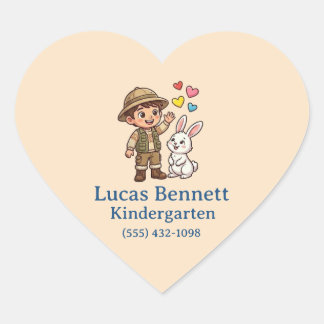 Etiquetas Personalizadas de Nombre para Niños Resi