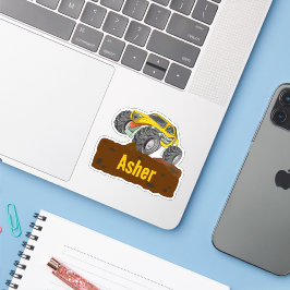 Etiquetas personalizadas de nombres de camiones de