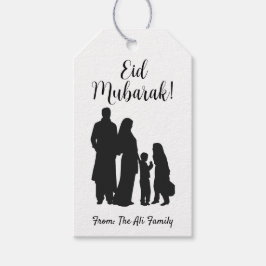 Etiquetas personalizadas de regalo de Eid Mubarak