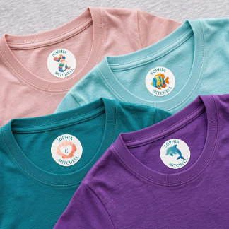 Etiquetas Personalizadas De Sirena Para Nombre De