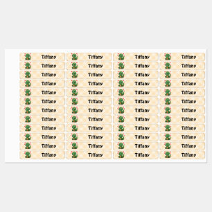 Etiquetas Personalizadas de Triceratops Dinosaurio