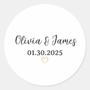 Etiquetas Personalizadas Elegantes con el Nombre d