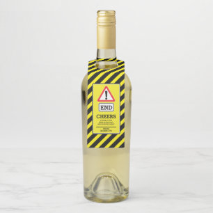 Etiquetas personalizadas para bebidas para agradec