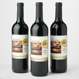 Etiquetas personalizadas para botellas de vino con