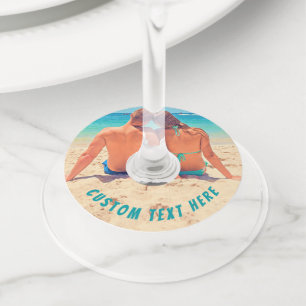 Etiquetas personalizadas para copa de vino con tus