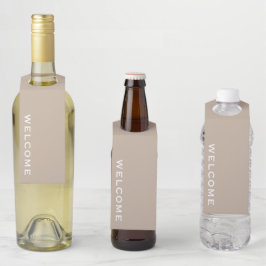 Etiquetas personalizadas para el cuello de botella