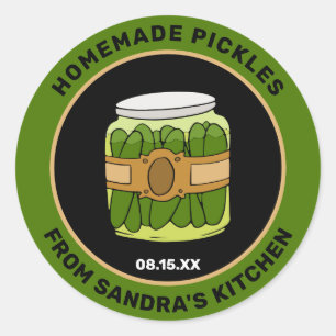 Etiquetas Personalizadas para Frascos de Pickles C