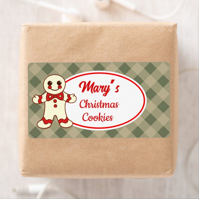 Etiquetas personalizadas para galletas de Navidad (In situ)
