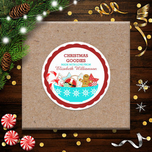 Etiquetas Personalizadas para Golosinas Navideñas