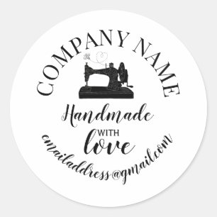 Etiquetas personalizadas para negocios de costura 