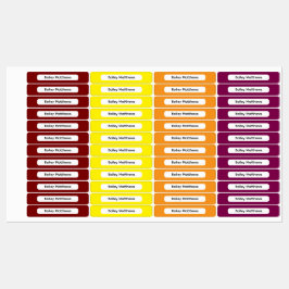 Etiquetas Personalizadas para Niños con Paleta de