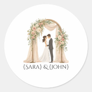 Etiquetas Personalizadas para Novia y Novio