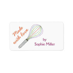 Etiquetas personalizadas para regalos de comida co