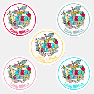 Etiquetas personalizadas para Tercer Grado
