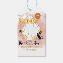 Etiquetas personalizadas Spooky Boo Baby Ducha