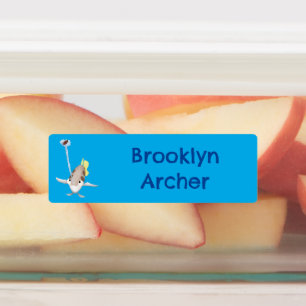 Etiquetas Personalizado Cute Archerfish personalizado