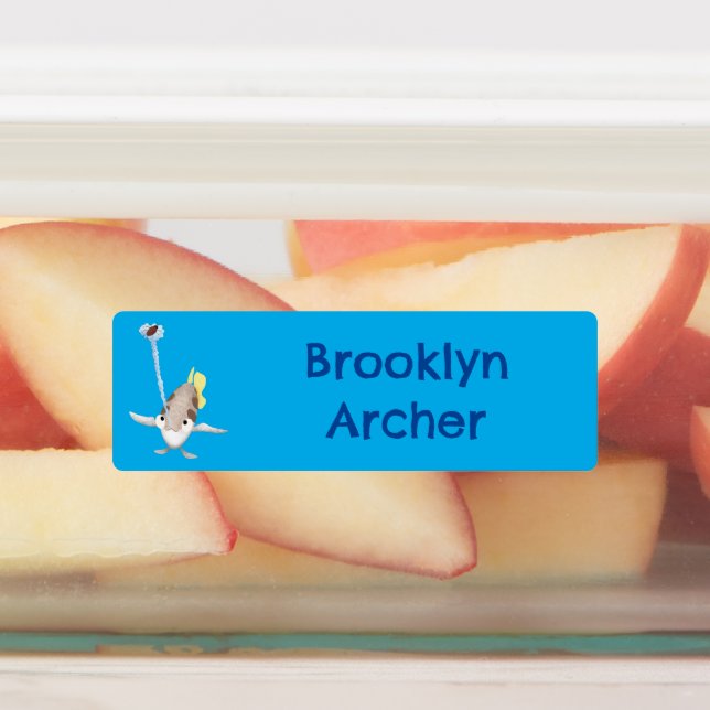 Etiquetas Personalizado Cute Archerfish personalizado (Fijada)