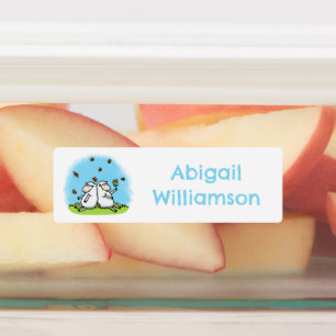 Etiquetas Personalizado de amigos de ovejas de corte persona