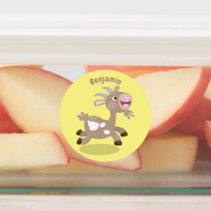 Etiquetas Personalizado de cabra alegre