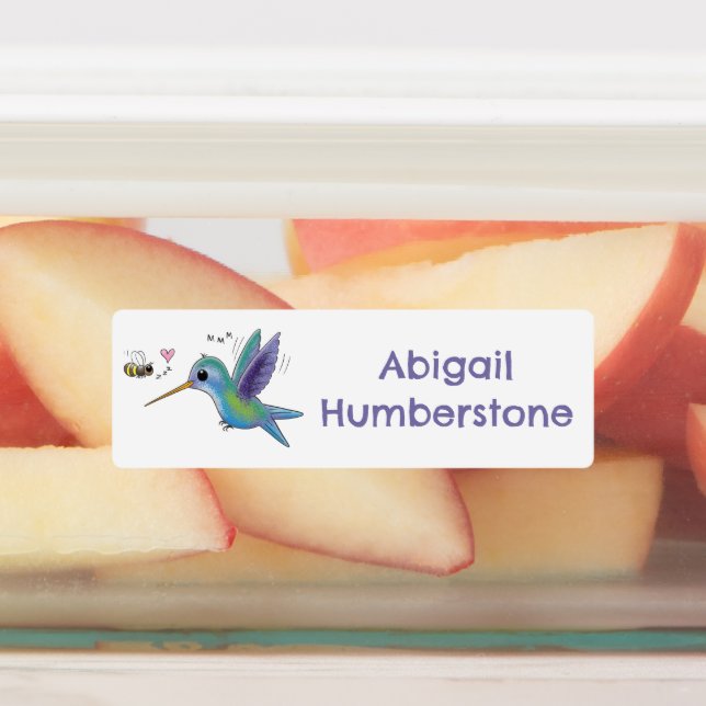 Etiquetas Personalizado de colibrí de abejas (Fijada)