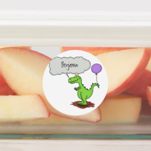 Etiquetas Personalizado de dragón divertido y suave que resp