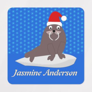 Etiquetas Personalizado de escaramuzas de Navidades y motos