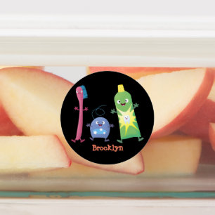 Etiquetas Personalizado de hilo dental de cepillo de dientes