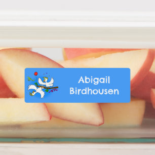 Etiquetas Personalizado de pájaros de cacatúa graciosos