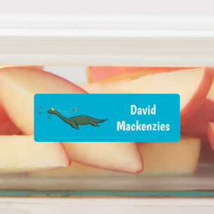 Etiquetas Personalizado de plesiosaurios monstruo del mar de