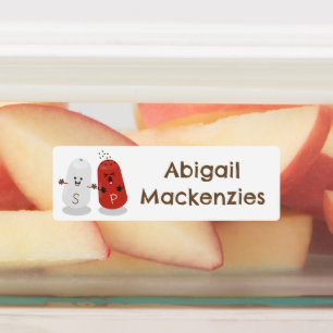 Etiquetas Personalizado de salinas y batidores de pimienta p