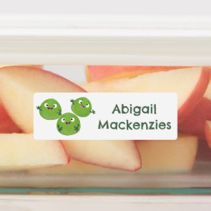 Etiquetas Personalizado de verduras de brotes de Bruselas pe