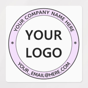 Etiquetas Personalizado Nombre del logotipo Plantilla de eti
