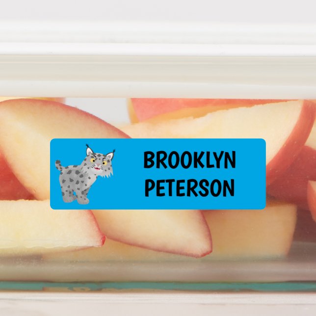 Etiquetas Personalizado personalizado de bobcat lynx (Fijada)