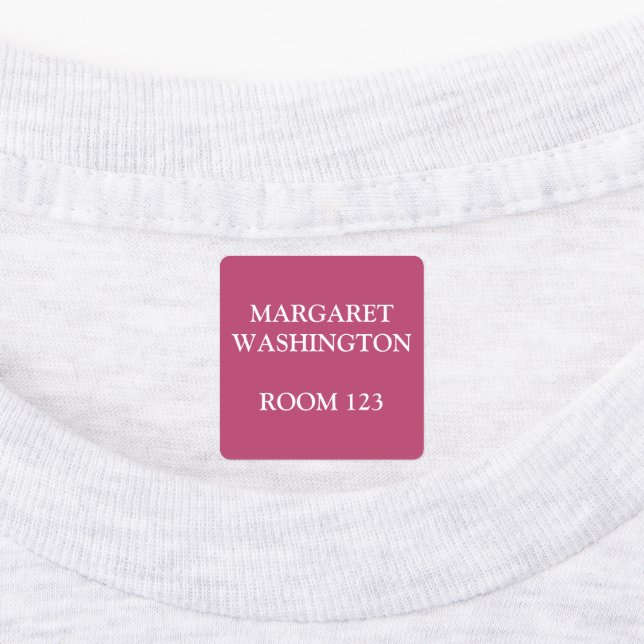 Etiquetas Personalizado Residencial Hogar De Hierro Rosa En  (Fijada)