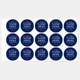 Etiquetas Personalized Campaign Election