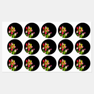 Etiquetas Pintura de tulipán - Arte de flores original