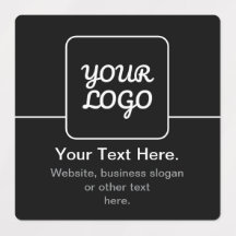 Plantilla moderna para tu logotipo | Blanco y negr
